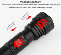 Torche en aluminium TG-SD216 petite lampe de poche lampe de poche haute luminosité torche LED longue portée puissante LED rechargeable