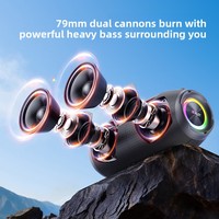 Zealot S86 Nouveau Haut-Parleur Portable d'Extérieur 5.3, Mini Audio 60W à Volume Élevé avec Lumières RGB Intégrées, Commerce Électronique Transfrontalier