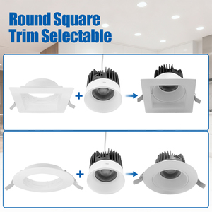 ETL được liệt kê 5cct có thể điều chỉnh 1700lm tiết kiệm năng lượng Dimmable <span class=keywords><strong>20</strong></span> <span class=keywords><strong>watt</strong></span> hoán đổi cho nhau vuông TRIM <span class=keywords><strong>LED</strong></span> mô-đun <span class=keywords><strong>Downlight</strong></span> - Product Image 4