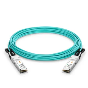 20M 100G QSFP28 كابل بصري نشط متوافق الديباج QSFP28-100G-AOC-20M