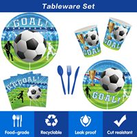 Nouveau bleu vert football thème fête décorations fête d'anniversaire fournitures pas cher bruiteur éruptions papier fête souffleur