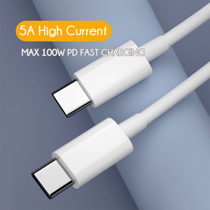 100W Typ C bis Typ C PD QC Schnell ladekabel 5A USB C Datenkabel für Huawei <span class=keywords><strong>P50</strong></span> <span class=keywords><strong>Pro</strong></span> Xiaomi 12 - Product Image 2
