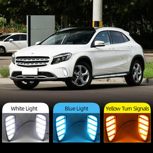 Luci Diurne a LED con Indicatore di Direzione per Mercedes-Benz <span class=keywords><strong>GLA</strong></span> 200 GLA200 2015 2016 2017, Fari Fendinebbia - Product Image 2