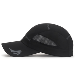 Dingmei Baseball Cap Black Quick Dry Breathable Mesh Sun Protection Outdoor Sports Hat - Product Image 2