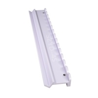 Supports de Mahjong personnalisables en acrylique violet clair de 19 pouces, faits à la main, avec bords festonnés