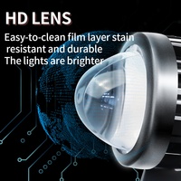 RUTENSE vente en gros de feux de moto bicolores 20W Mini conduite lumière LED feux de croisement systèmes d'éclairage de moteur