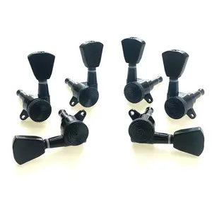 Wholesale Black 3R3L Machine Heads Tuning Pegs Keys Set Guitar Locking Tuners for Electric Guitar Parts