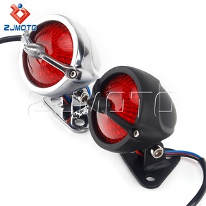 摩托车LED后制动灯尾灯停车灯W/底座，用于哈雷Yamaha Bobber斩波器咖啡厅赛车尾灯行车灯行车灯 - Product Image 3