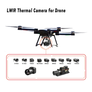 Module de caméra thermique pour drone Vision Datum Android/Linux SDK 640x512 30kHz Zoom numérique 1-8x NETD 40mK 0~+550°C pour l'observation des animaux - Product Image 2