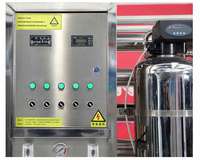 Machine de traitement de l'eau potable 250lph 500lph Système d'osmose inverse RO industriel Machine principale de traitement de l'eau
