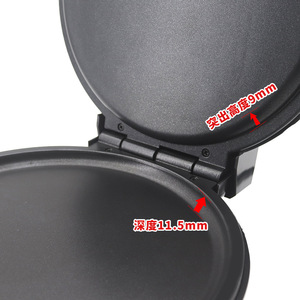 Máquina para Hacer Crepas Eléctrica de Doble Cara con Calentamiento Antiadherente, 220V, Estándar Europeo, Panel de Acero Inoxidable - Product Image 4