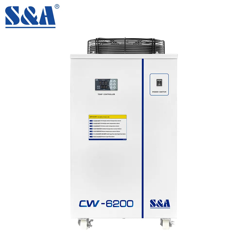 S & CW-6200AN רפואי מעבדה אוויר תעשייתיים מקורר מים קירור מעיל Chiller