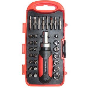 Penggong Tool Set 30pcs Ratchet Screwdriver Chrome Vanadium Steel Magnetic Household Repair Kit - Product Image 2