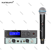 Microphone sans fil professionnel SLXD4 IR UHF, portable/lavalier/conference, avec écran en treillis pour concert/scène/spectacle