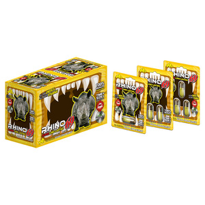 Aangepaste print mannelijke prestatiepillen 3D lenticulaire kaarten en papieren doos lege verpakkingskaarten voor Rhino 11 - Product Image 4