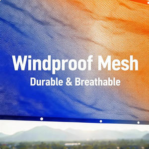 Рекламный баннер из перфорированной сетчатой ткани для улицы, устойчивый к выцветанию, с УФ-защитой, на заказ - Product Image 2