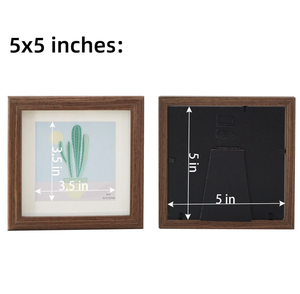 Cadre <span class=keywords><strong>photo</strong></span> <span class=keywords><strong>en</strong></span> bois personnalisé avec passe-partout, pour table et mur, pour la décoration de la maison - Product Image 3