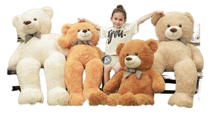 2026 Neu ZT Bestseller Großhandel Super Weicher Plüsch Riesen-Teddybär Spielzeug Maßanfertigung 80-200cm Stressabbau Valentinstag Kindergeschenk - Product Image 5