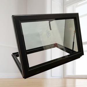 FEM01 Fenêtre <span class=keywords><strong>de</strong></span> <span class=keywords><strong>toit</strong></span> battante en aluminium à simple battant pour puits <span class=keywords><strong>de</strong></span> lumière <span class=keywords><strong>de</strong></span> sous-sol, étanche, éclairage naturel, ventilation, anti-corrosion - Product Image 3