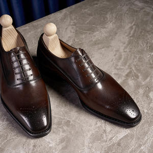 2026 Style Luxurious Men's Oxford <b>Shoes</b> - Handmade Leather New Design - Spring Wedding <b>Shoes</b> - Casual Formal Wear - Product Image 4