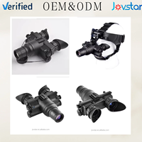 Jumelles de vision nocturne portables à grossissement 1x, étanches, rechargeables, dispositif optique infrarouge, portée de 300 m, pour l'extérieur la nuit