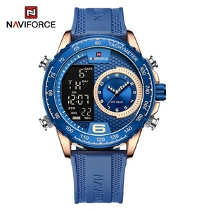 Giải phóng mặt bằng giới hạn thời gian và số lượng Naviforce 9199 xem sang trọng thể thao chronograph người đàn ông Đồng hồ Đồng hồ kỹ thuật số hiển thị đôi người đàn ông - Product Image 6