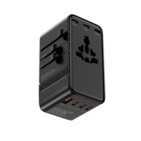 Adaptateur secteur universel Worldplug GaN 205W pour voyages internationaux, prise universelle