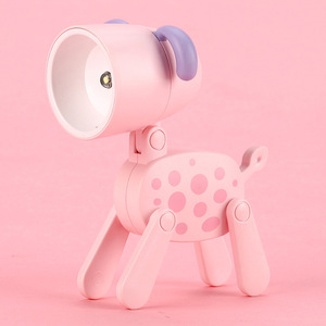 Mini Lámpara Nocturna Moderna con Forma de Perro, Linda Lámpara <span class=keywords><strong>LED</strong></span> de Dibujos Animados, Material ABS, Personalizada para Estudiantes, Niños, Decoración de Escritorio, Navidad - Product Image 3