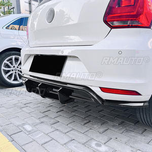 <b>For</b> VW Polo MK5 6R 2009-2014 Body Kit Rear Bumper <b>Diffuser</b> Rear Bumper Splitter Lip Spoiler Cover Apron <b>Car</b> Accessories - Product Image 4