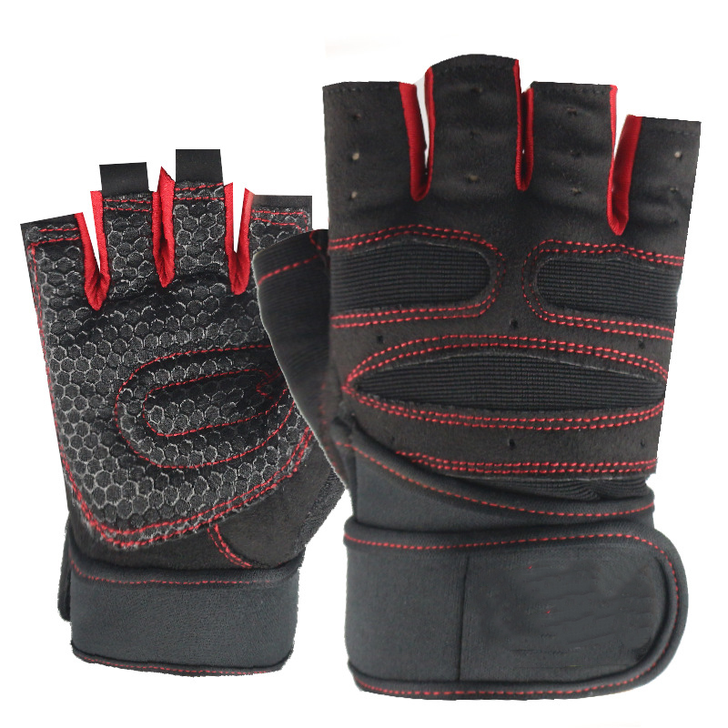 Weight Lifting Gym Gloves With Anti