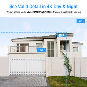 Kit <span class=keywords><strong>NVR</strong></span> 4K HD 64 canaux, compression vidéo H.265, détection de mouvement par application, enregistreur <span class=keywords><strong>NVR</strong></span> intégré 8*14 To, système de caméra de sécurité CCTV, alarme - Product Image 5