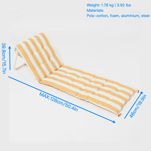 <span class=keywords><strong>Chaise</strong></span> longue de plage pliable personnalisée <span class=keywords><strong>chaise</strong></span> de plage inclinable de <span class=keywords><strong>camping</strong></span> portable sièges <span class=keywords><strong>chaise</strong></span> d'extérieur pour la mer - Product Image 2