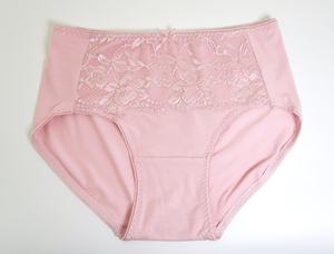 Bragas adelgazantes de encaje de tiro alto para mujer, bragas rosas a la moda, buen precio - Product Image 2