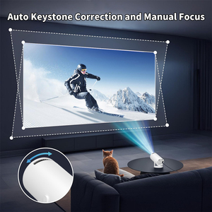 HY300 Pro Mini proyector inteligente Android 12 WIFI Full Hd 4K Video Proyector portátil Home Cinema al aire libre Proyectores para teléfonos móviles - Product Image 4