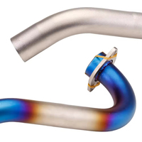 Système d'échappement de moto en acier inoxydable, tube de liaison intermédiaire, ligne d'échappement pour scooter Yamaha X-MAX 300 xmax300 2017-2022