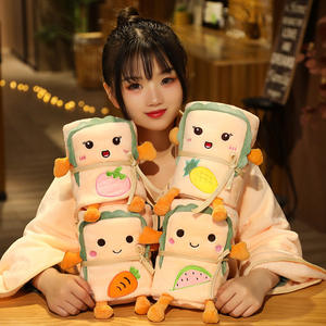 Factory 2025 Adorable Coussin en Peluche en Forme de Toast, Géant et Confortable pour le Divertissement et le Sommeil - Product Image 3