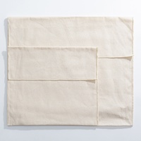 Vente en gros de sacs enveloppe en coton naturel avec logo personnalisé, petite pochette à rabat en coton pour bijoux, accessoires, emballage cadeau