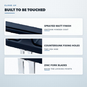 UPVC <strong>Door</strong> <strong>Handle</strong> and <strong>Door</strong> <strong>Handle</strong> <strong>Spindle</strong>, Aluminium Alloy <strong>Door</strong> <strong>Handle</strong> with Zinc Fork Blades for Casement Sash, Matt Coated - Product Image 3