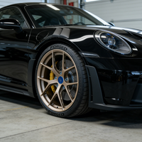 Rines de Aleación de Aluminio Forjados Personalizados para Autos, Rines de 5 Brazos de 17, 18 y 19 Pulgadas, Patrón de Pernos 5x112 5x120, Compatibles con Ruedas Porsche 911