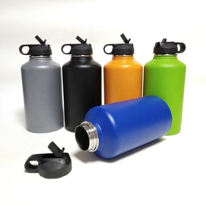 Flacon en acier inoxydable isolé sous vide à double paroi de 18oz 25oz 32oz 40oz 64oz Bouteille d'eau de sport Flacon pour garder le froid et le chaud - Product Image 5
