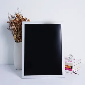 Cadre MDF tableau noir magnétique cadre en bois tableau noir effaçable à sec tableau blanc de bureau