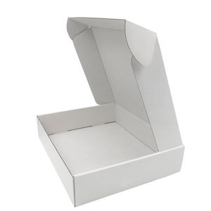 Réductions en gros disponibles <span class=keywords><strong>Film</strong></span> brillant blanc personnalisé 12x12x6 boîte d'expédition emballage de boîte postale pour vêtements de sport - Product Image 4