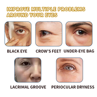 Patchs Hydrogel pour les Yeux à l'Or 24K et au Collagène, Masque Contour des Yeux Anti-Cernes, Marque Privée