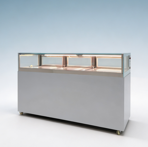 Vetrina Refrigerata per Torte con Porta Scorrevole, Illuminazione LED Potenziata, Logo Personalizzato, Ventola Nascosta, Raffreddamento ad Aria per Pasticceria - Product Image 1