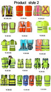 Gilet haute visibilité vestes réfléchissantes gilet de moto gilet de protection à rayures réfléchissantes avec veste de <span class=keywords><strong>s</strong></span>écurité pour vélo - Product Image 6