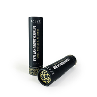Vente en gros de tubes noirs imprimés pour les yeux pour cosmétiques boîtes en papier pour bouteilles de soins de la peau personnalisées et écologiques