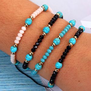 Handmade Ajustável Moda Frisada Pulseiras para Mulheres e Homens Estilo Punk Trançado Corda Pulsera Jóias Por Atacado para Mulher Homem - Product Image 2