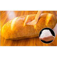 Lustige lebensechte design brot geformt dekorative brot kissen für sofa