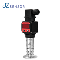 Capteurs de pression de type sanitaire DC24V IP67 pour les industries de l'hygiène alimentaire et des boissons, anti-colmatage, faciles à nettoyer, affichage numérique 4-20mA