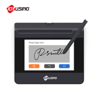 Signature Machine Dispositif de signature électronique Chiffrement d'empreintes digitales 5 pouces Bloc de signature sans papier avec stylet Tablette de dessin